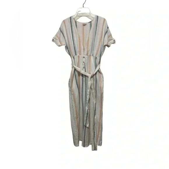 Billabong in collaboration with the Salty Blonde Striped Romper body suit size s - Picture 1 of 7